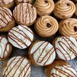 Pumpkin cupcakes with pumpkin cream cheese