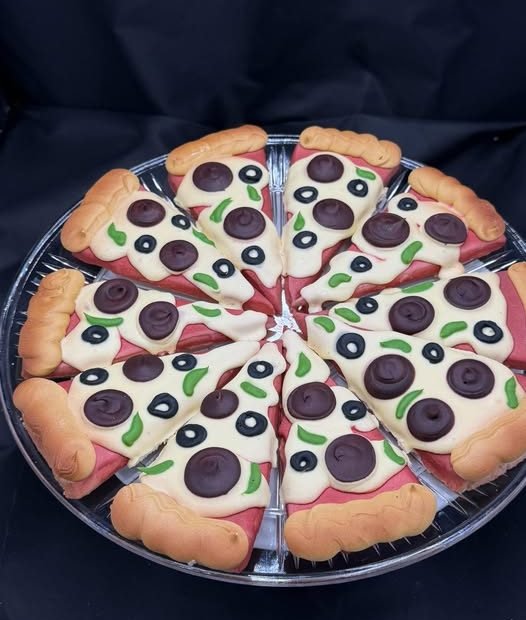 pizza - Decorated cookies
